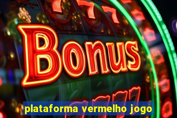 plataforma vermelho jogo